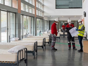 Eiffage Energía coordina las obras del hospital de campaña en la Facultad de Medicina de Albacete
