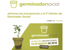 Abierta la participación en la 2ª edición del Germinador Social Abierta la participación en la 2ª edición del Germinador Social