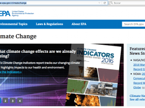 Donald Trump quiere cerrar también la web sobre cambio climático de la EPA