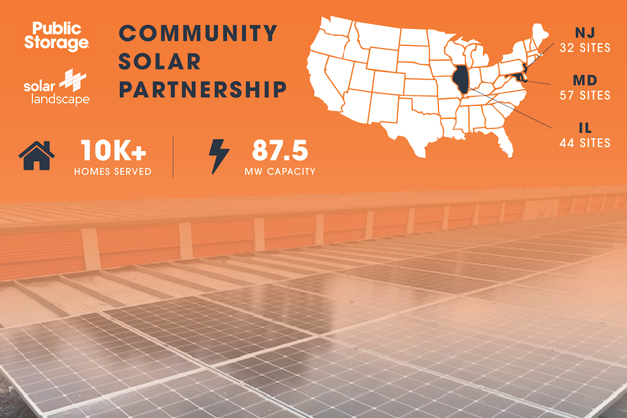 Public Storage and Solar Landscape Announce Multistate Community Solar Portfolio