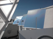 Espejos móviles para iluminar y dar calor