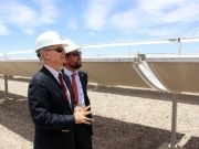 Primera planta de concentración solar con cilindros parabólicos