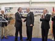Primera piedra de la termosolar de Villena